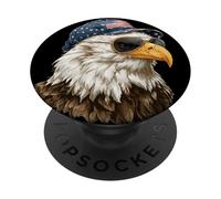Cap Wear Aquila per gli amanti dei costumi patriottici e simbolici PopSockets PopGrip Adesivo