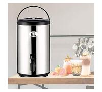 Capacità Bollitore Commerciale,Dispenser Termico In Acciaio Inox 6-20 Litri - Brocca Isolata Per Caffè, Tè E Zuppe Con Rubinetto Anti-Goccia | Ideale Per Ufficio, Feste Familiari E Picnic