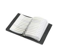 Capacitor Book Assortment Kit Sample MLCC 0201 0402 0603 0805 1206 SMD Assorted Kit 1pf~10uf Full range Capacitor Sample Book MQXFCZUX(0402 80valuesX50pcs)