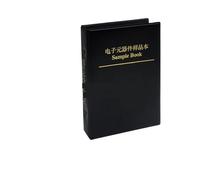 Capacitor Resistor Mixed Book 0201 0402 0603 0805 1206 1% SMD Chip Resistance 0R-10M Capacitance Assortment Kit Sample Set RUAJOGYNVM(0805 Mixed Book)
