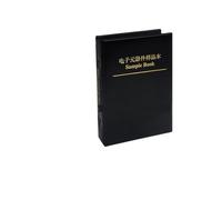 Capacitor Resistor Mixed Book 0201 0402 0603 0805 1206 1% SMD Chip Resistance 0R-10M Capacitance Assortment Kit Sample Set AUOQKQUT(0201 Mixed Book)