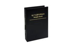 Capacitor Resistor Mixed Book 0201 0402 0603 0805 1206 1% SMD Chip Resistance 0R-10M Capacitance Assortment Kit Sample Set EKFBQBGW(0603 Mixed Book)