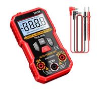 Capacitor Tester, 6000 Counts Smart Digital Multimeter 4.53x2.36x1.14 inches, Auto-Ranging Volt Meter Tool for Circuit Diagnostics in Construction Solar HVAC Car Electrical Industrial Systems