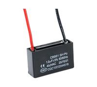 Capacitors 1UF 1.2UF 1.5UF 2UF 3UF 4UF 5UF 8UF 10UF 12UF 20UF 450V AC CBB61 Metallized Capacitor For electronic starter Start-up Ceiling Fan AUOQKQUT(20UF)