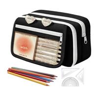 Capacity Pencil Case with Compartments 9 Layer Cute Pen Bag compartments