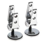 CAPALDO Cerniera X Coprivasi Universali Sovrapposte PZ.2, Moderno, Argento, Plated, Metallo, 2 Count