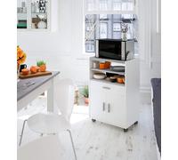 CAPALDO Mobile Portaforno 1C+2A Bianco/Cemento