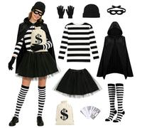 Capaneus Costume Ladro Donna, Costume da Rapinatore