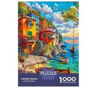 Capanna al mare Puzzle 1000 Pezzi, Jigsaw Puzzle Per Adulti E Ragazzi Dai 14 Anni in Su, Giochi Stimolanti Per Tutta La Famiglia 70x50cm/1000pcs
