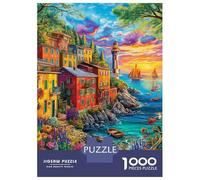 Capanna al mare Puzzle 1000 Pezzi | Puzzle Per Adulti E Bambini | Per Tutta La Famiglia | Con Una Misura Di 52x38cm/1000pcs