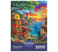 Capanna al mare Puzzle 1000 Pezzi | Puzzle Per Adulti E Bambini | Per Tutta La Famiglia | Con Una Misura Di 52x38cm/1000pcs
