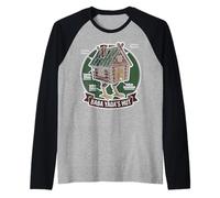 Capanna Baba Yaga Anatomia Folklore Slavo Fantasy Maglia con Maniche Raglan