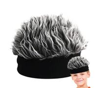 Capanna con i capelli, cappelli parrucca Capelli | Hip -Hop -Pitti a spillo realistico maglietta -cützenhut -elastic -bhort -haired cappello, per le donne uomini tumori da paziente cosplay - di ca