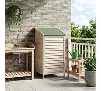 Capanno da Giardino con tetto Bianco 59 x 56 x 113,5 cm