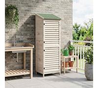 Capanno da Giardino con tetto Bianco 59 x 56 x 176 cm