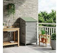 Capanno da Giardino con tetto Grigio 59 x 56 x 113,5 cm