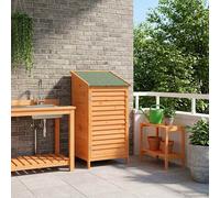 Capanno da Giardino con tetto Marrone 59 x 56 x 113,5 cm
