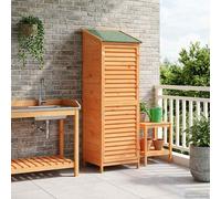 Capanno da Giardino con tetto Marrone 59 x 56 x 176 cm
