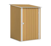 Outsunny Casetta da Giardino in Acciaio 100x104x160 cm