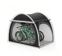 Capanno per Biciclette per 3-4 Biciclette, Impermeabile e con Protezione UV, Pieghevole, Adatta Anche per Moto, Attrezzi da Giardino e Tosaerba(Black)