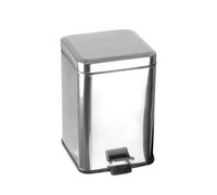 Capannoli Cestino Quadrato con Pedale da 6 lt. Serie Bagno Hotel