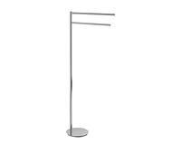 CAPANNOLI, Hoop HP171-33, Piantana Porta Salviette 2 Bracci, Cromo, l 15 x h 80 x p 30,8 cm