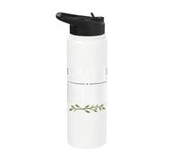 Capannone da caccia capanno cacciatore corna da caccia alce a coda bianca Stainless Steel Insulated Water Bottle