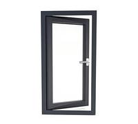 Capannone Finestra, finestre da fienile con vetro e schermo, Finestra A Battente Aperta Seminterrato Lega Alluminio, per Cucina, Bagno, caffè(40x90cm/16x35in)