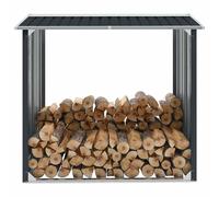 vidaXL Capannone in Acciaio Zincato 172x91x154 cm Antracite