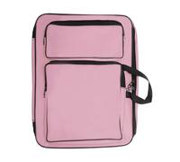 CAPASTEC Borsa per il trasporto di portfolio artistico, borsa per materiale da disegno, borsa per tavolozza, colori, pennelli, rosa