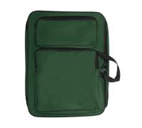 CAPASTEC Borsa per il trasporto di portfolio artistico, borsa per materiale da disegno, borsa portatile per riporre blocchi da disegno, borsa per tavolozza, colori, pennelli Verde Scuro