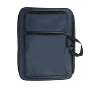 CAPASTEC Borsa per il trasporto di portfolio artistico, borsa portatile per blocco da disegno, borsa per tavolozza, colori e pennelli, blu scuro