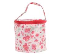 CAPASTEC Borsa Piccola per Filati, Borse da Maglia, Organizzatore per Conservare Filati, Borsa per Uncinetto, Custodia per mini Tamburo per Conservare Filati e Accessori, Rosso Rosa