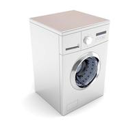 CAPASTEC Copertura antipolvere per lavatrice, 60x50cm Coperture per lavatrice e asciugatrice per il top, Copertura antipolvere per lavatrice per lavanderia cucina, Rosa