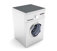 CAPASTEC Copertura antipolvere per lavatrice, 60x50cm Coperture per lavatrice e asciugatrice per il top, Copertura antipolvere per lavatrice per lavanderia cucina, Grigio scuro