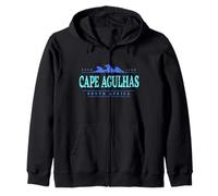 Cape Agulhas Sudafrica | Cape Agulhas S. Africa Shoreline Felpa con Cappuccio