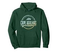 Cape Agulhas Sudafrica - Retro Cape Agulhas Vintage Surf Felpa con Cappuccio