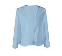 Cape Blazer Split Maniche - Donna Longblazer, Long Blazer, Sweat Cappotto elegante Trench Coat Ragazze Giacca Business Blazer Giacca Taglie Forti Tuta Manica Lunga, Blu, XL