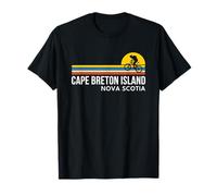 Cape Breton Island Nova Scotia Souvenirs Biking Maglietta