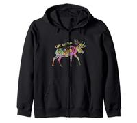 Cape Breton Moose Graphic | Cape Breton Nuova Scozia Italia Felpa con Cappuccio