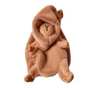 Capé Capybara - Giocattolo Capybara Plush | Shell in peluche senza ritmo | Fleber conchiglie animali senza riempimento | per realizzare bambole di movimentazione, fornitura di progetti