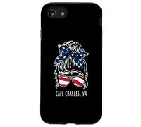 Cape Charles VA - Nastro per chignon, motivo: occhiali da sole Custodia per iPhone SE (2020) / 7/8