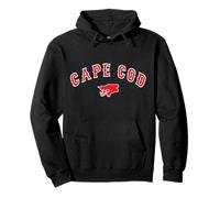 Cape cod Boston Massachusetts Baseball Logo Abbigliamento Felpa con Cappuccio