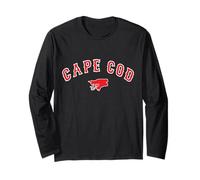 Cape cod Boston Massachusetts Baseball Logo Abbigliamento Maglia a Manica