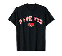 Cape cod Boston Massachusetts Baseball Logo Abbigliamento Maglietta