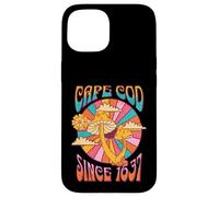 Cape Cod Mass fungo Boho souvenir vintage vacanza Custodia per iPhone 15
