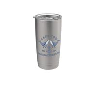 Cape Cod Massachusetts Ancora nautica vintage con balene Bicchiere termico in acciaio inox doppia parete