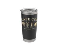 Cape Cod Massachusetts Beach Vacanze Shelling Bicchiere termico in acciaio inox doppia parete