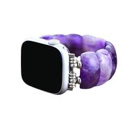 Cape Diablo Cinturino per smart watch da donna, realizzato a mano, compatibile con Apple Faces da 38 mm-45 mm (Allure ametista, L, per polsi da 16,5 a 17,8 cm)