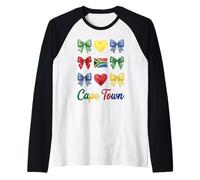 Cape Town Coquette Bow Girls Maglia con Maniche Raglan